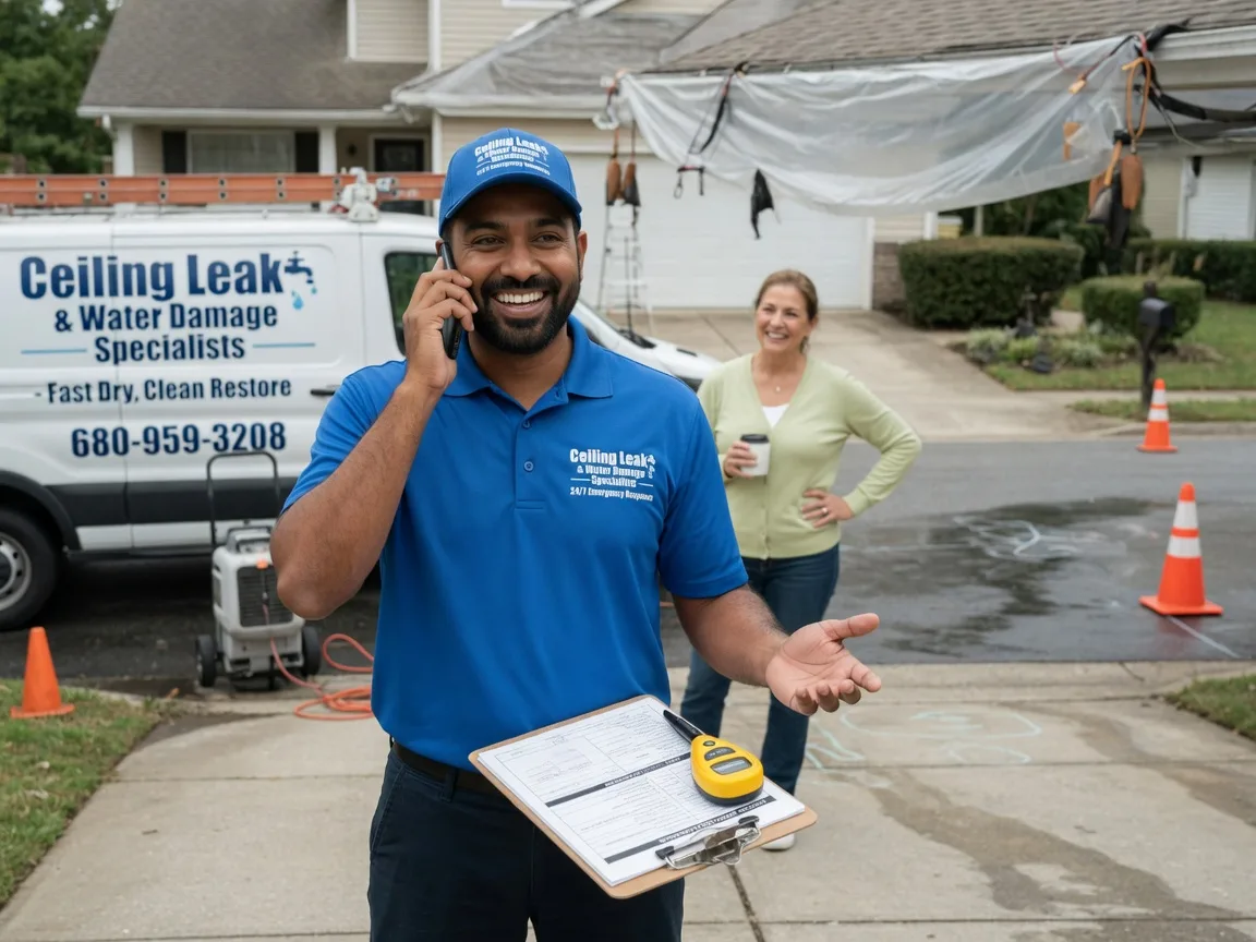 Ceiling Leak Cleanup Star Lake, NY FAQs